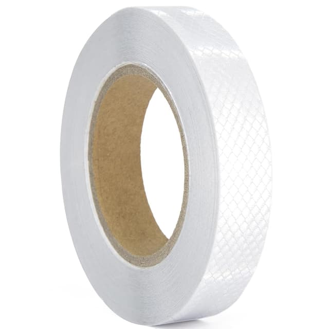 Detalle de XFXIA Nastro catarifrangente adesivo bianco 2,5 cm x 20 m per auto, moto e bici