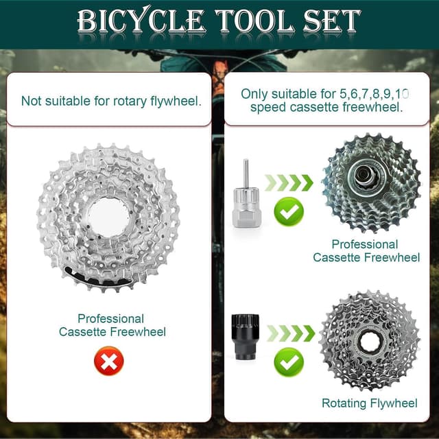 Thumbnail 2 de Romon Outils Démonte Cassette Vélo 8–10V