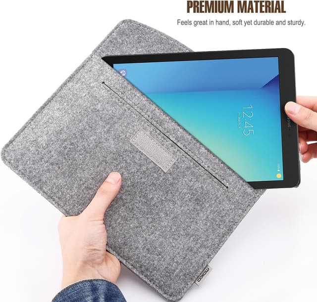 Thumbnail 4 de MoKo Filz Tablet Hülle 11 Zoll Hellgrau