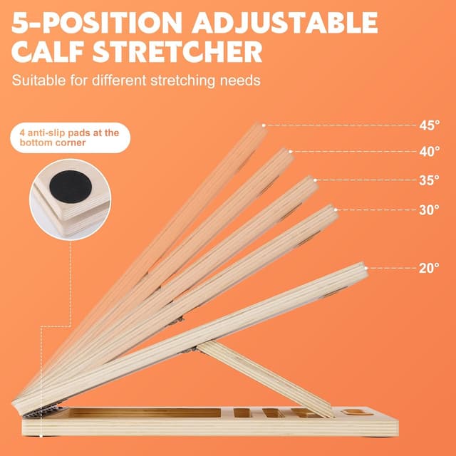 Detalle 2 de Professionelles Schrägbrett aus Holz 39,4 cm