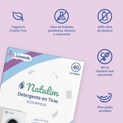 Detalle de Natulim Detergente en Tiras 40 lavados