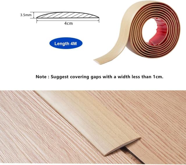 Detalle 2 de 4M Flache Bodenübergangsleiste 4 cm Beige