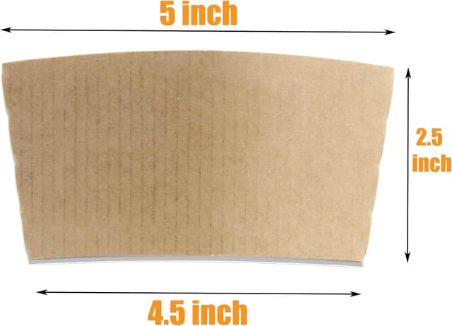 Thumbnail 2 de FMP Brands Kraft Coffee Cup Sleeves 1000 Pack