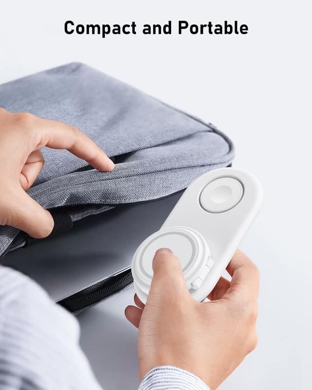 Detalle 2 de 3 in 1 Wireless Charging Station for iPhone, Apple Watch and AirPods