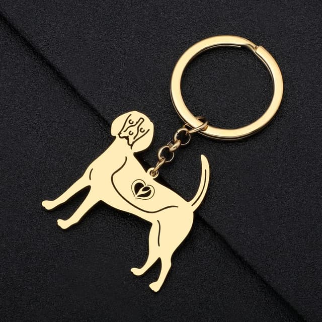 Thumbnail 2 de LONYOO Puppy Stainless Steel Dog Keychain