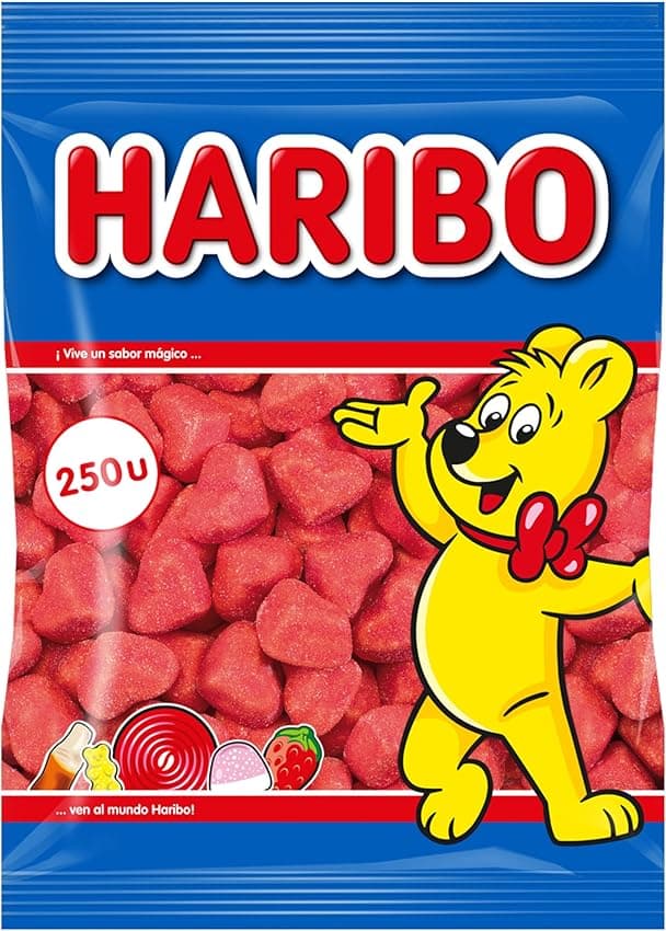 Detalle de HARIBO Corazón Soft 250 unidades 🍬