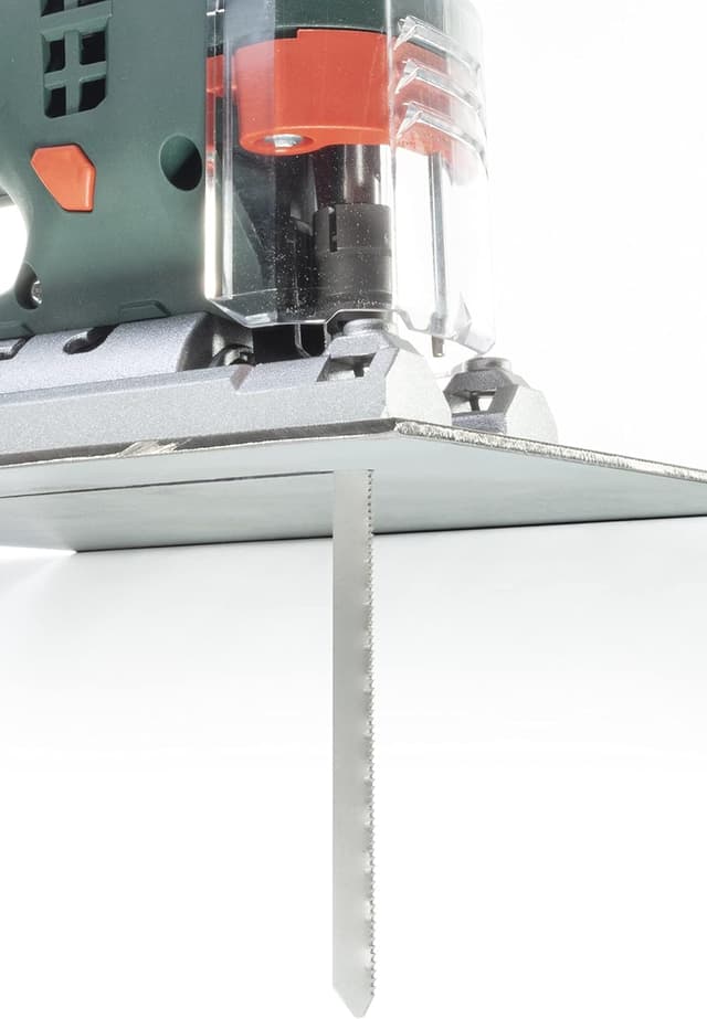 Detalle 2 de wolfcraft 2 Stichsägeblätter HSS I 3538000 – für Metallrohr, Stahlblech & NE-Metall mit U-Schaft