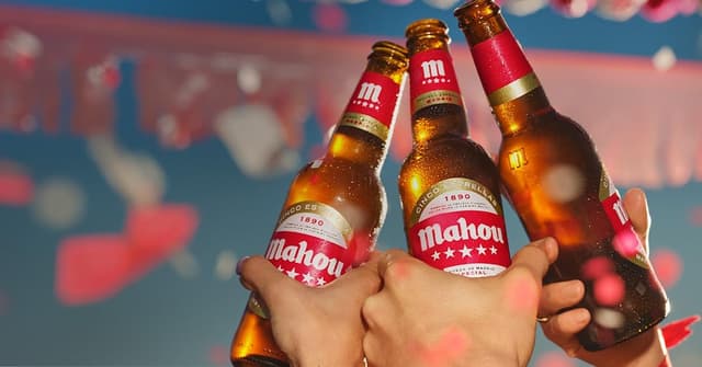 Thumbnail 7 de Mahou 5 Estrellas, Pack 28 Latas 33 cl 🍺 Cerveza Dorada