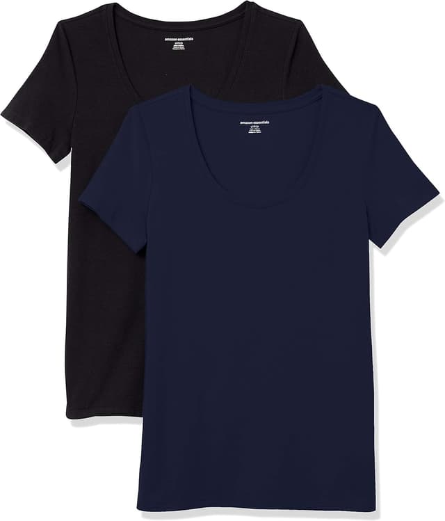 Thumbnail 6 de Amazon Essentials scoop neck T-shirt 2-pack