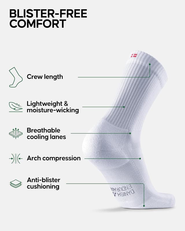 Detalle 2 de DANISH ENDURANCE Long Distance Running Socks