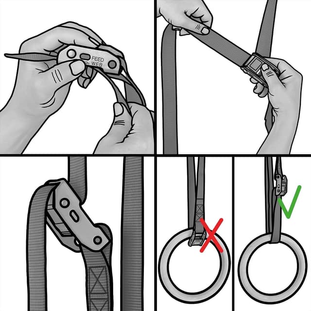 Thumbnail 5 de ALPIDEX Anelli Ginnastica in Legno 28 mm