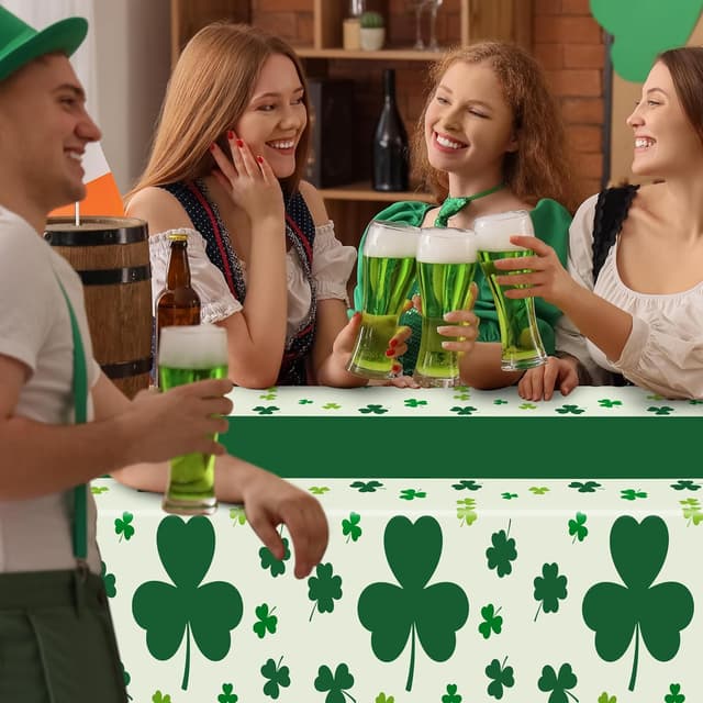 Thumbnail 6 de QZYL 3 Pack St Patricks Day Tablecloths 54x108