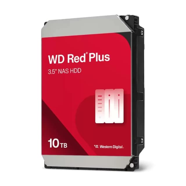 Detalle de Western Digital Red Plus WD100EFGX 10TB HDD NAS