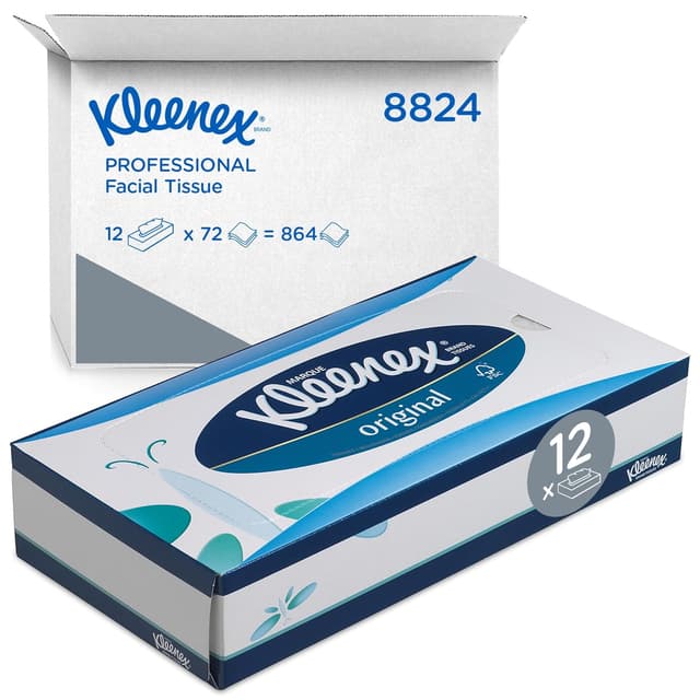 Detalle de Kleenex Model 8824 3‑ply Facial Tissues, 864 total