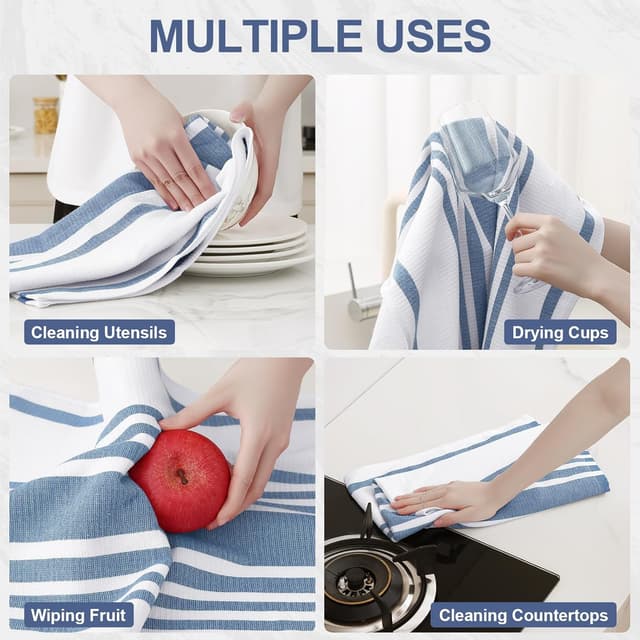 Detalle de Homaxy Kitchen Towels 18x28, 380 GSM