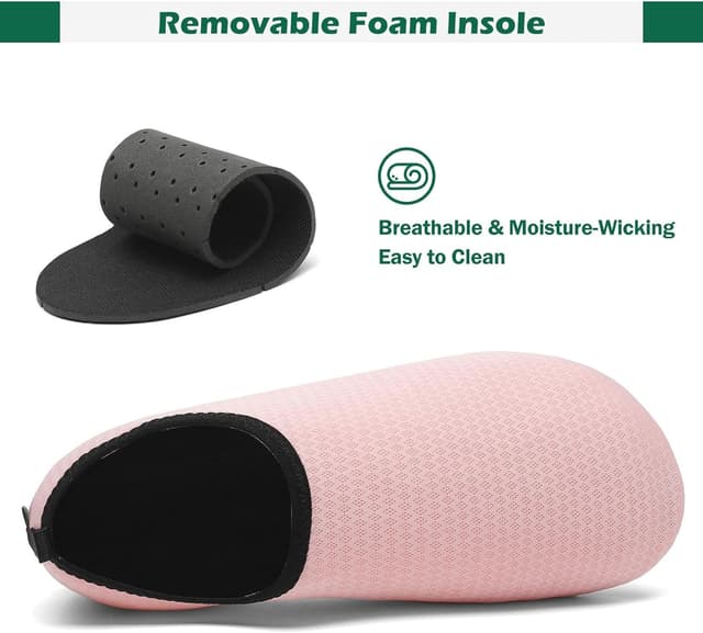 Detalle de SAGUARO Chaussures aquatiques homme/femme à séchage rapide (suaie antidérapante et 7 trous de drainage)