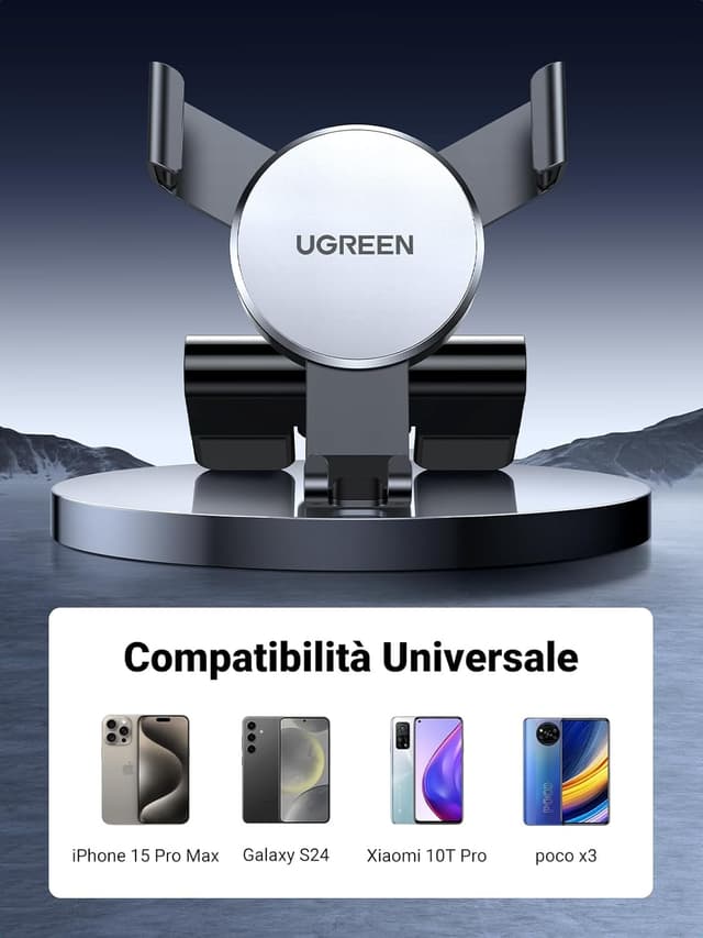 Thumbnail 6 de UGREEN Supporto Telefono Auto Gravità per CD Slot