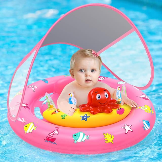 Detalle de Joyful Baby Pool Float with Canopy