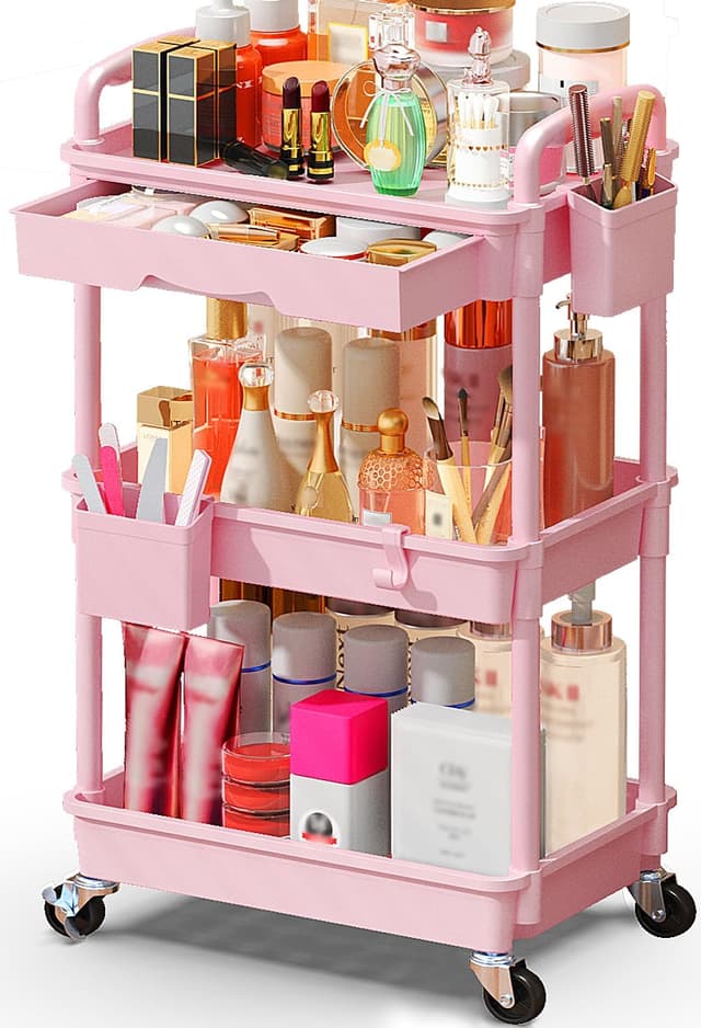 Detalle de SUNALLY Makeup Cart Organizer 1 Drawer