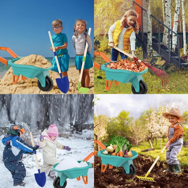Thumbnail 4 de Qtioucp Kids Gardening Tools Set 27.6
