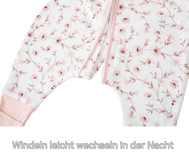 Detalle de Teechodina Baby Schlafsack mit Füßen 1,5 Tog