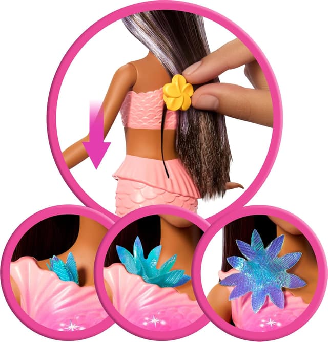 Detalle de Barbie Sirena Magia Floreale 3+ anni