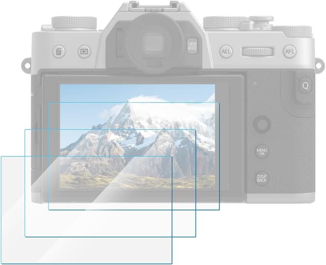 Detalle de SMALLRIG 3er-Pack Displayschutzfolien für Fujifilm X-T30 III/X-T30 II/X-T30 & X-S10 (5804) – 0,3 mm gehärtetes Glas