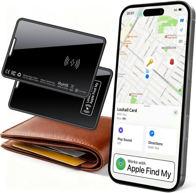 Detalle de Air Tag Card Wallet Tracker Ultradelgado 2,3 mm