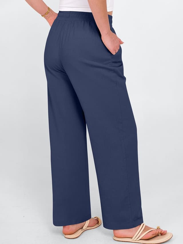 Thumbnail 4 de ANRABESS Womens Casual Pants High Waist drawstring 2026