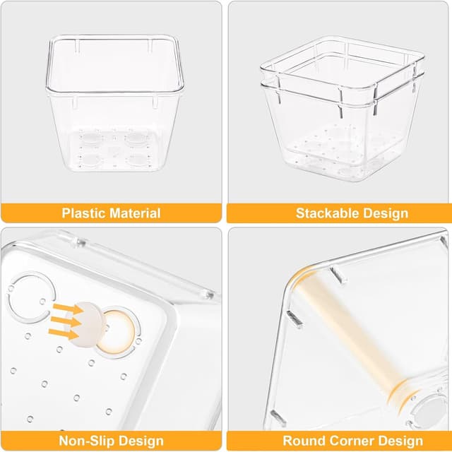 Thumbnail 4 de SMARTAKE 13-Piece Drawer Organizers set for drawers