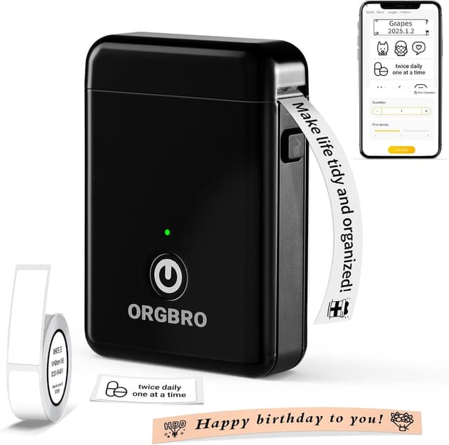 Imagen de ORGBRO X1 Etiquetadora portátil Bluetooth 🎧 en OfertitasTOP