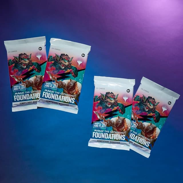 Detalle de Magic : The Gathering Foundations – Jumpstart 2025 Boosters (pack Jumpstart pour 2 joueurs)
