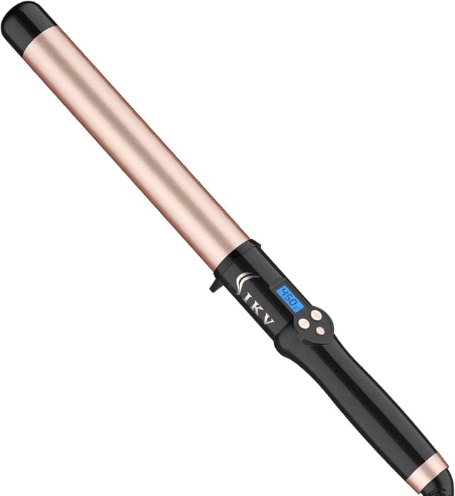 Imagen de 1.25 Inch Ceramic Curling Wand (Long Barrel) — Dual Voltage Wand Iron for Medium to Long Hair en OfertitasTOP