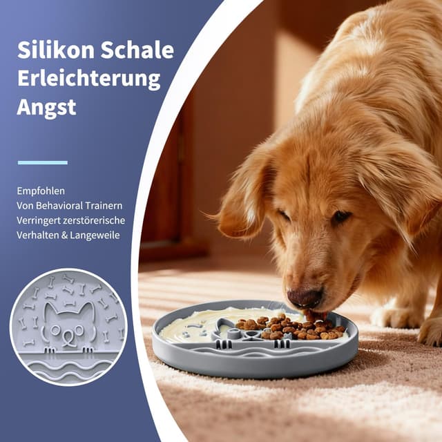 Detalle 2 de Zonopy Slow Feeder Hundenapf Langsames Fressen