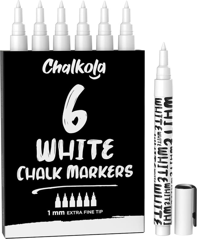 Detalle de Chalkola Chalk Marqueurs Blanc 1mm