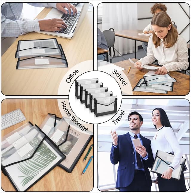 Thumbnail 6 de AOOSU Carpetas Archivadoras A5 5PCS