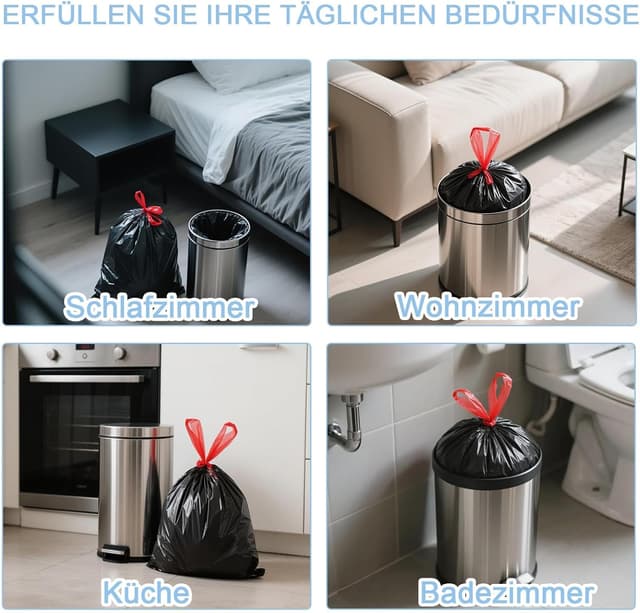 Thumbnail 5 de 50 l XIYOO Müllbeutel mit Zugband