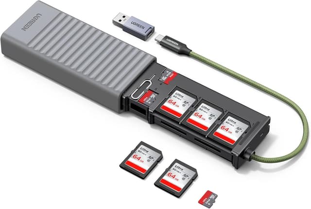 Detalle de UGREEN Lecteur SD TF USB-C/USB-A 170 MB/s