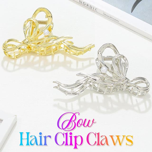 Detalle 2 de Zoestar Haarspange mit Schleife 2 Stück