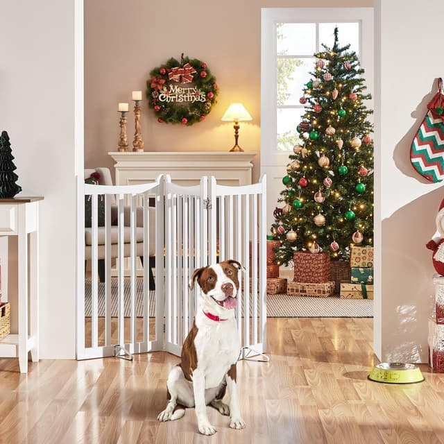 Detalle 2 de Yaheetech Absperrgitter Hund, 90,5 x 151,5 cm