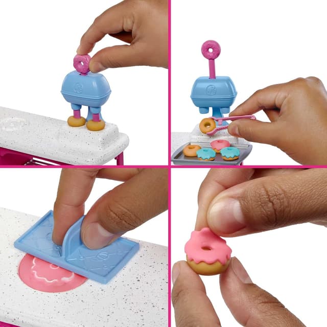 Detalle de Barbie Malibu Roberts – Puppe & Spielset mit 18 Teilen zum Backen (HJY19)