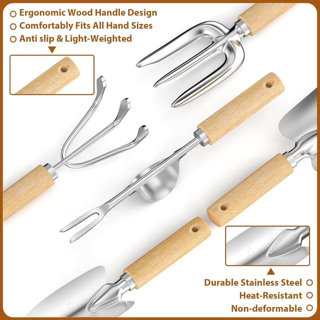 Detalle de Fixmend Garden Tools Set 9-piece