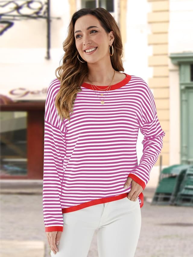 Thumbnail 4 de Cuptacc Pullover Damen gestreift