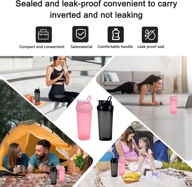 Detalle 2 de Protein-Shaker 600 ml 2er Set