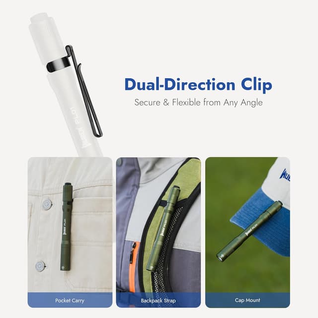 Detalle de WUBEN PL01 Pen Torch review: 650-lumen rechargeable pocket EDC flashlight (IP68)