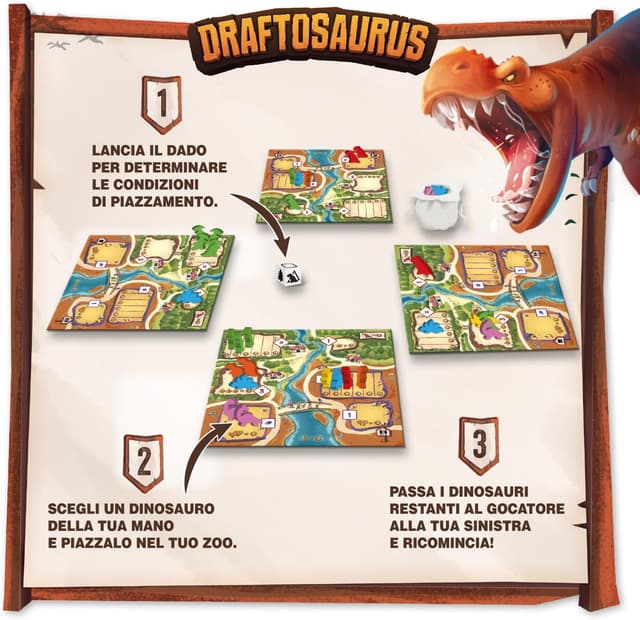 Thumbnail 4 de Ghenos Games GHE124 Dinosaures Draftosaurus