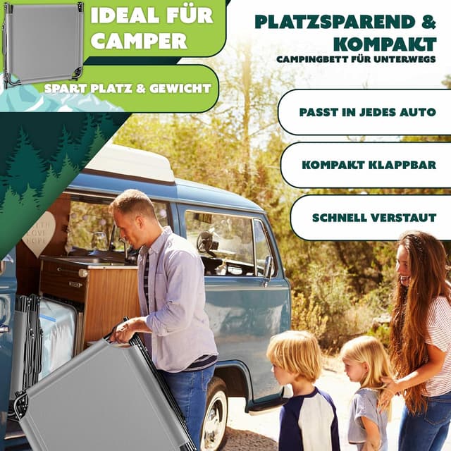 Thumbnail 6 de KESSER® Campingbett Feldbett 190x68x30 cm