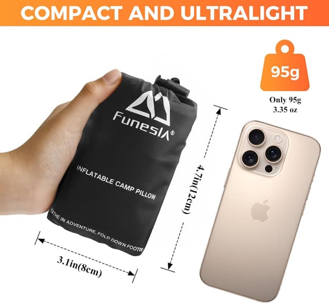 Thumbnail 6 de Funesla Camping Pillow Inflatable 95 g
