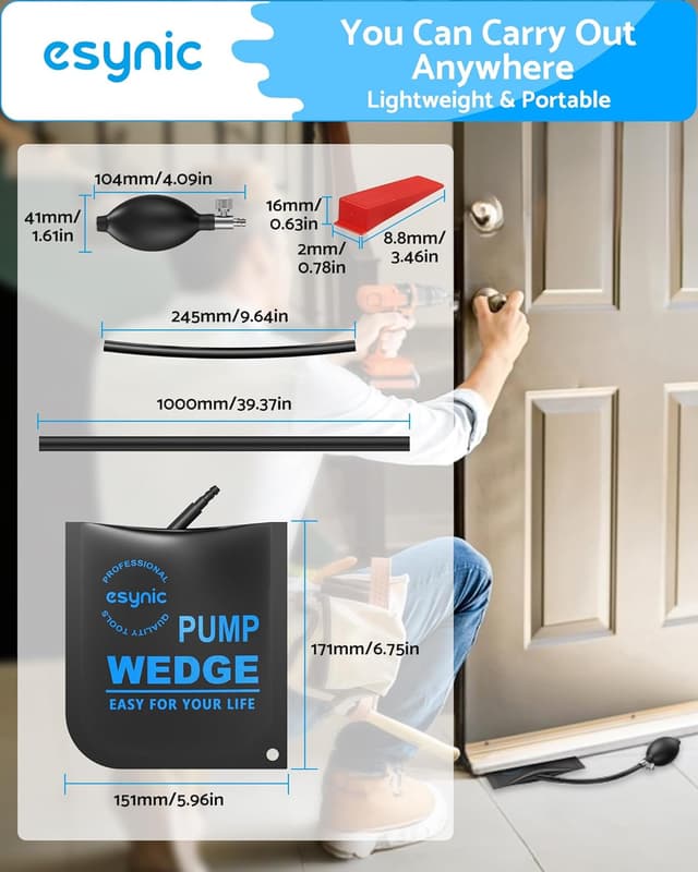 Thumbnail 5 de eSynic 2Pack Air Wedge 300 Pounds