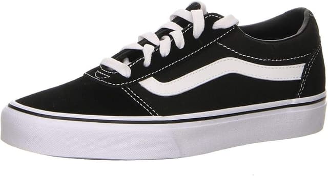 Imagen de Vans Ward Zapatillas Mujer Suede/Canvas Black/White 🖤👟 en OfertitasTOP